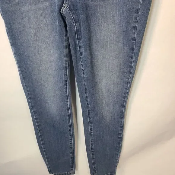 SEVEN 7 Women's High Rise Skinny Cotton Blend Denim Blue Jeans-Size 4 - Picture 4 of 10